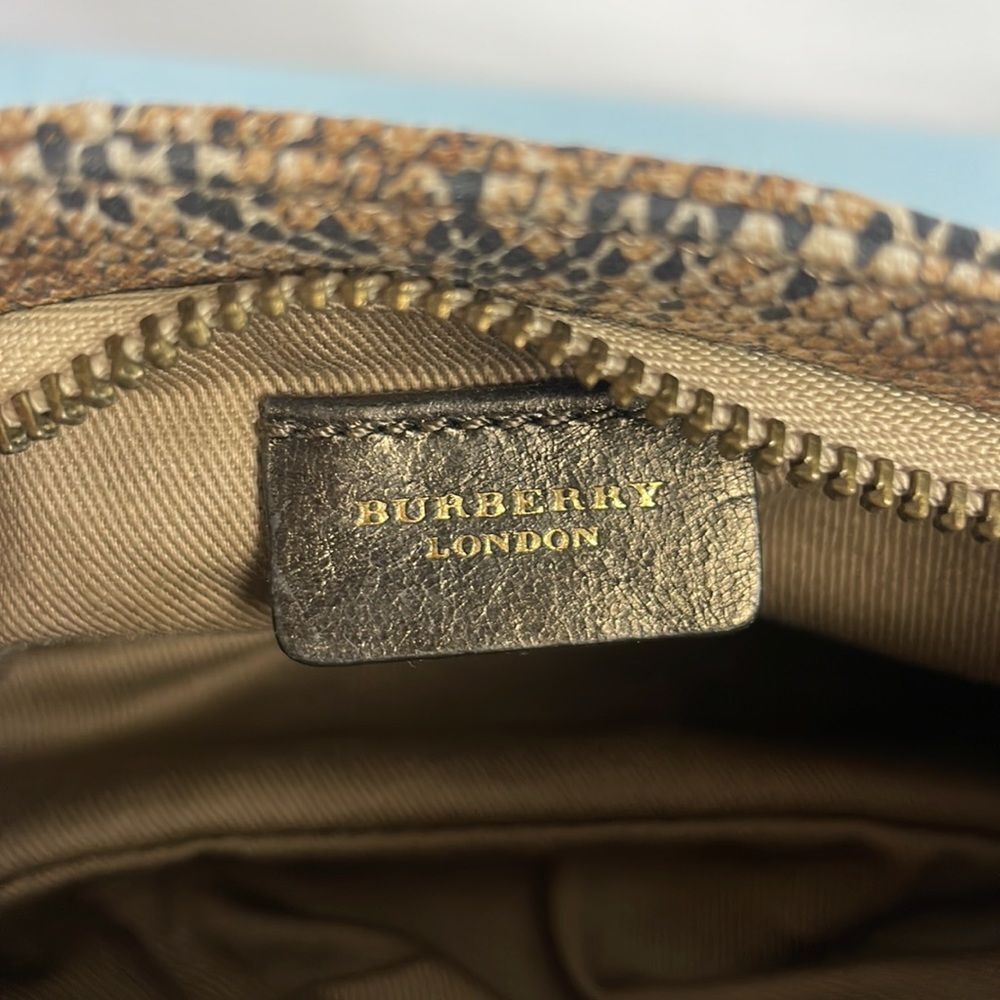 Burberry Tan Snake Pouch - Picture 8 of 8